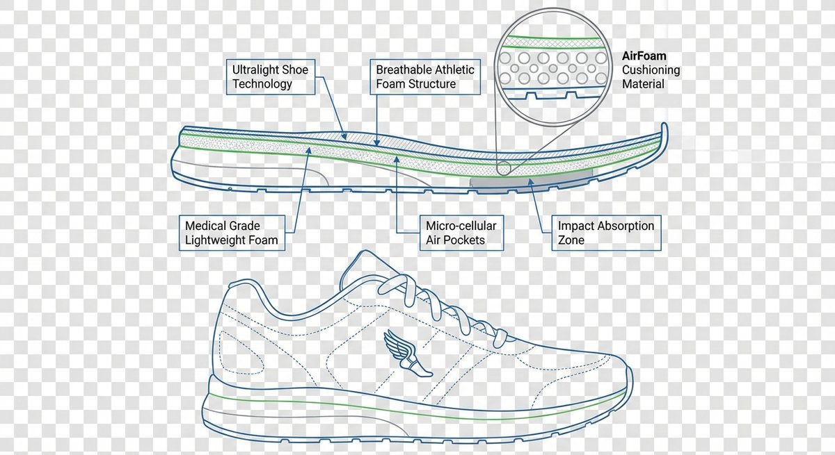 Tecnologia AirFoam Ultralite
